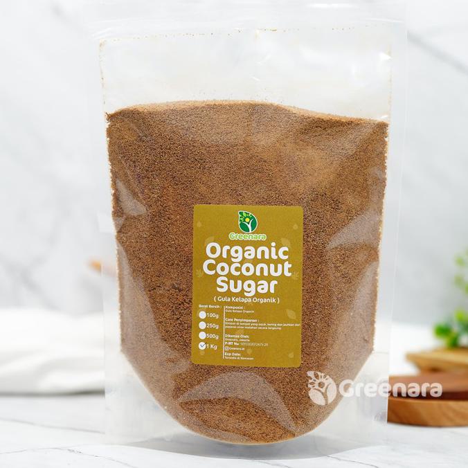 

Diskon Greenara Organic Coconut Sugar 1Kg / Gula Kelapa Promo Awal tahun