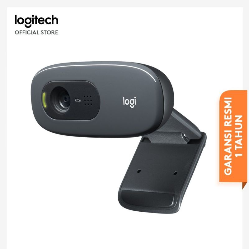 Logitech C270 Webcam HD 720P,  BRIO 300 Full HD 1080 dengan Shutter Privasi, Mikrofon Noise Reduction