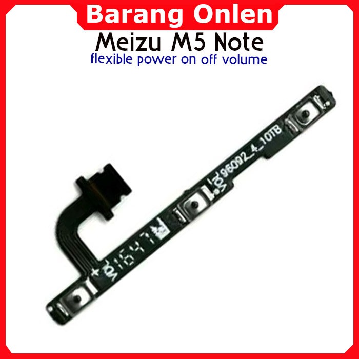 Meizu M5 note flexible tombol switch power on off volume