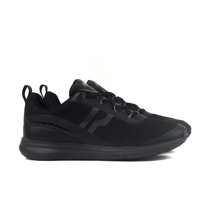 Sepatu Casual Sneakers Piero MONZA - All Black Original