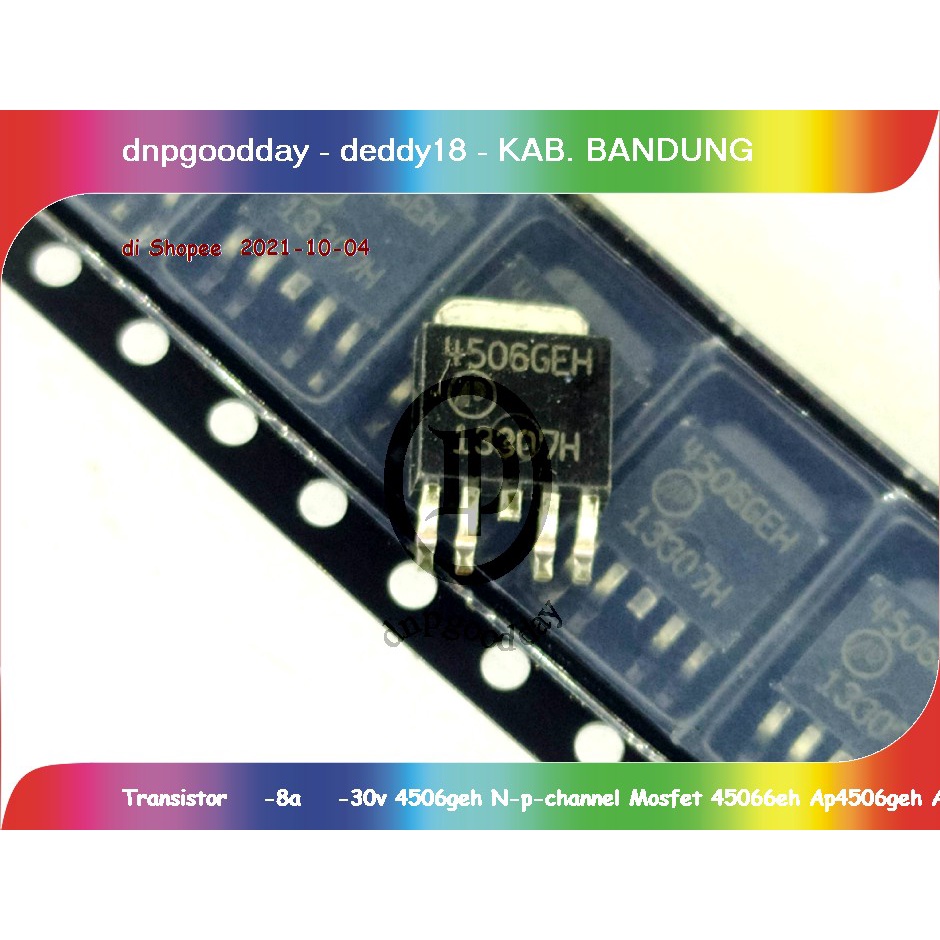 Jual Transistor -8a -30v 4506geh N-p-channel Mosfet 45066eh Ap4506geh ...