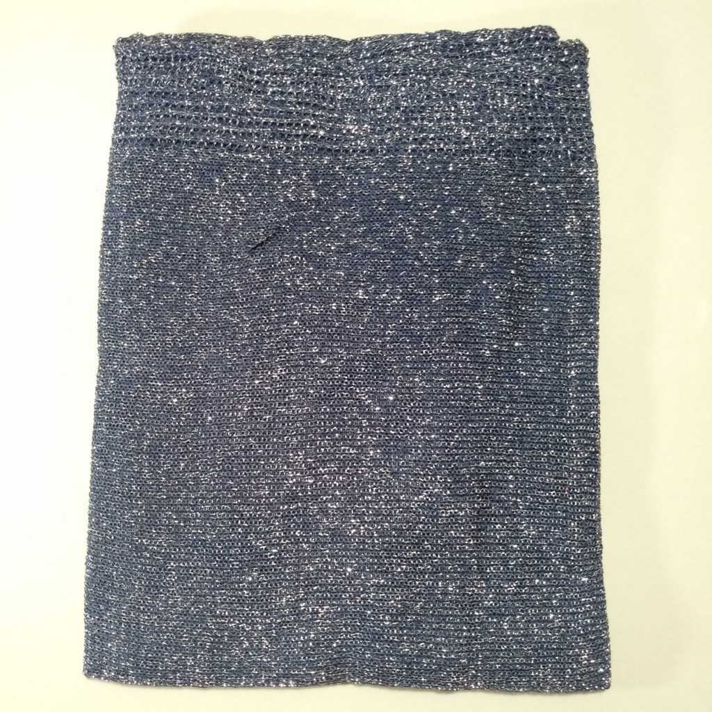 PASHMINA RAJUT GLITTER TERLARIS BAHAN BERKUALITAS HIJAB JILBAB PENGANTIN WISUDA WEDDING-NAVY