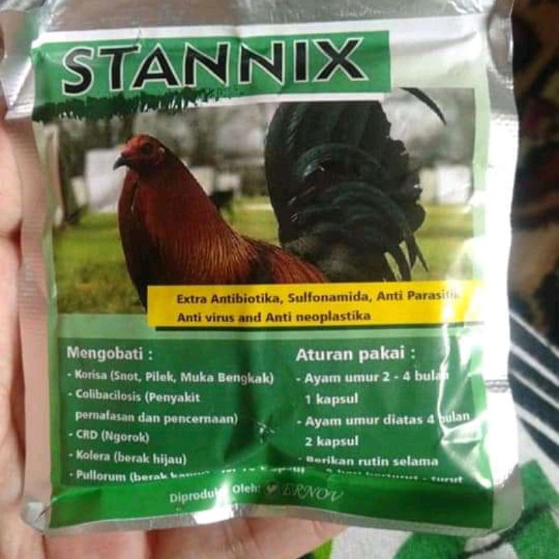 STANNIX obat  Ayam Ngorok, Crd, Kolera, Snot