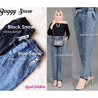 grosir solo CELANA BAGGY JEANS  BOYFRIEND JEANS  SLETING 