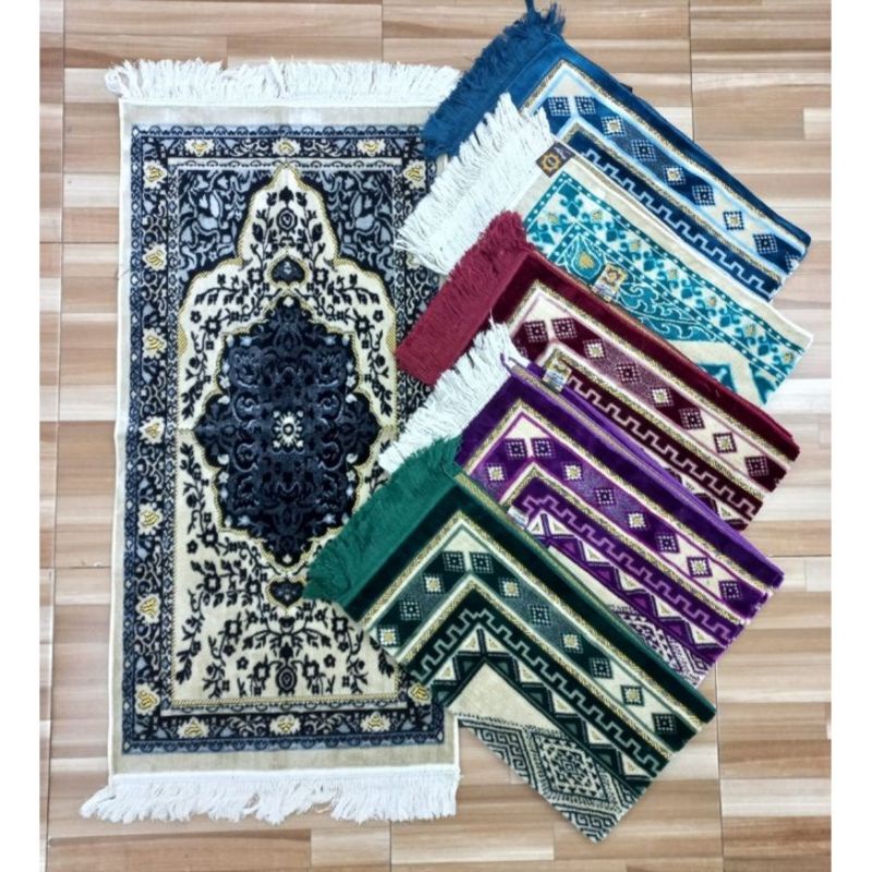 sajadah yakar turkey premium bludru tebal halus uk midi