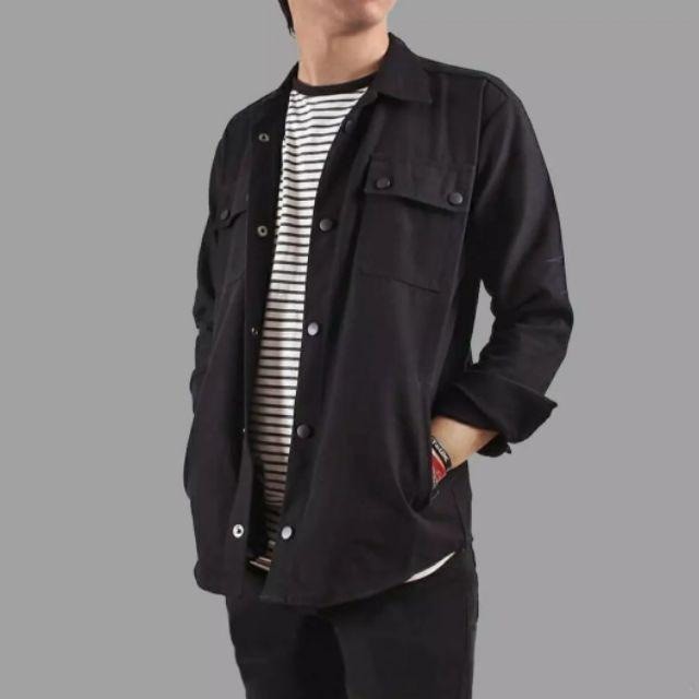 JAKET SEMI PARKA PRIA ORIGINAL WOLV TRUCKER JAKET