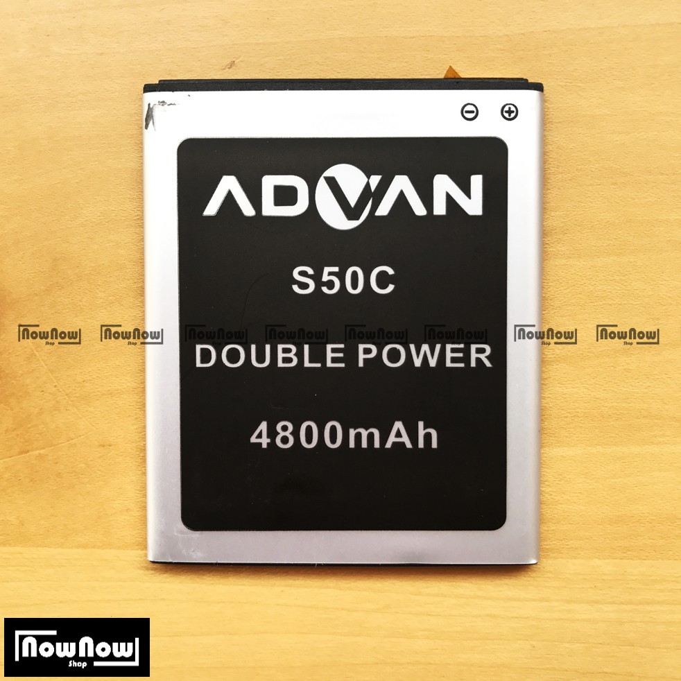 Baterai Advan S50C Original Double Power Batre Batrai Battery HP