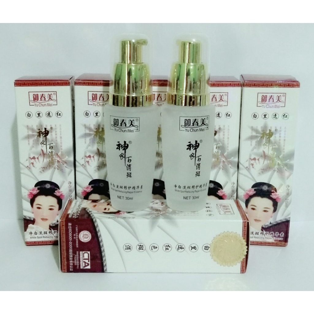 Paket Hemat 3 in 1 Yu Chun Mei White Day Night Cream + Serum Essence Rumah Cantik 354 Paket YuChunMei White Korean Ginseng Extract Cordy Putih Cordysep Asli Original Import