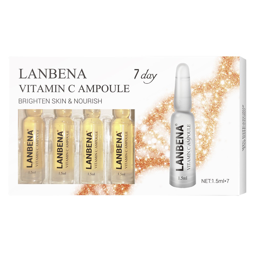 (READY &amp; ORI) LANBENA Vitamin C Ampoule LB3909 3909 SERUM MENCERAHKAN WAJAH ORIGINAL VIT C