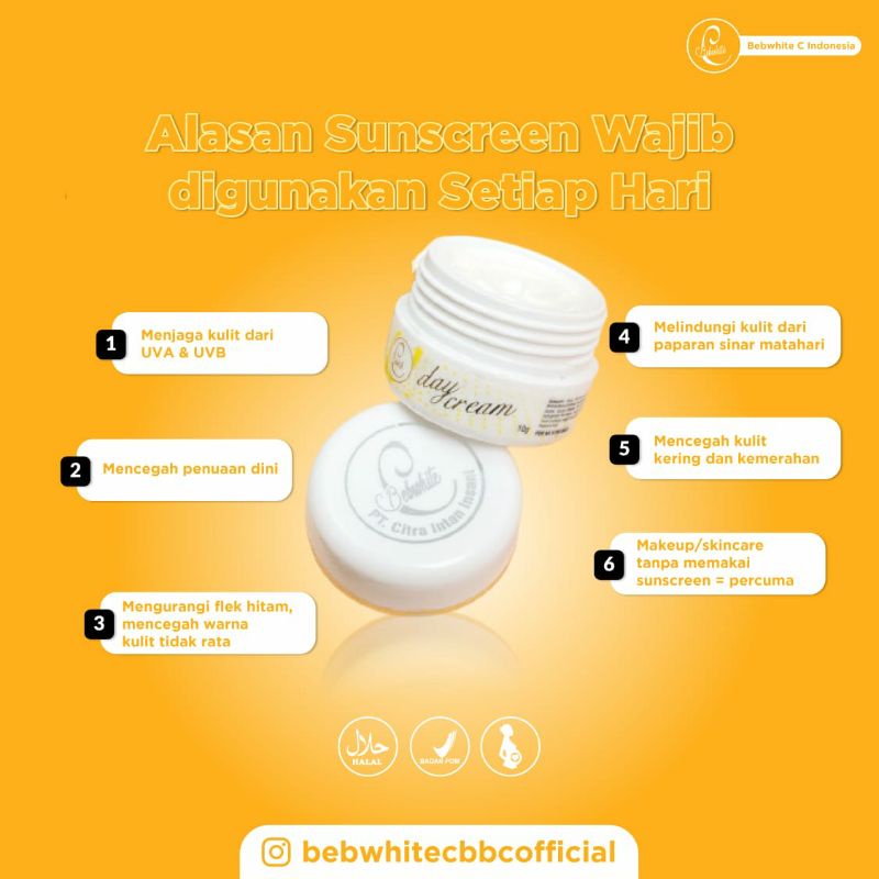 DAY CREAM BEB WHITE C ORIGINAL/DAY CREAM BBC MURAH ORIGINAL