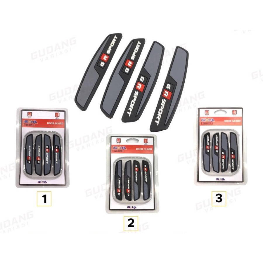 Door Guard Pelindung Pintu Tulisan Gr Sport Hitam Universal Varian 1