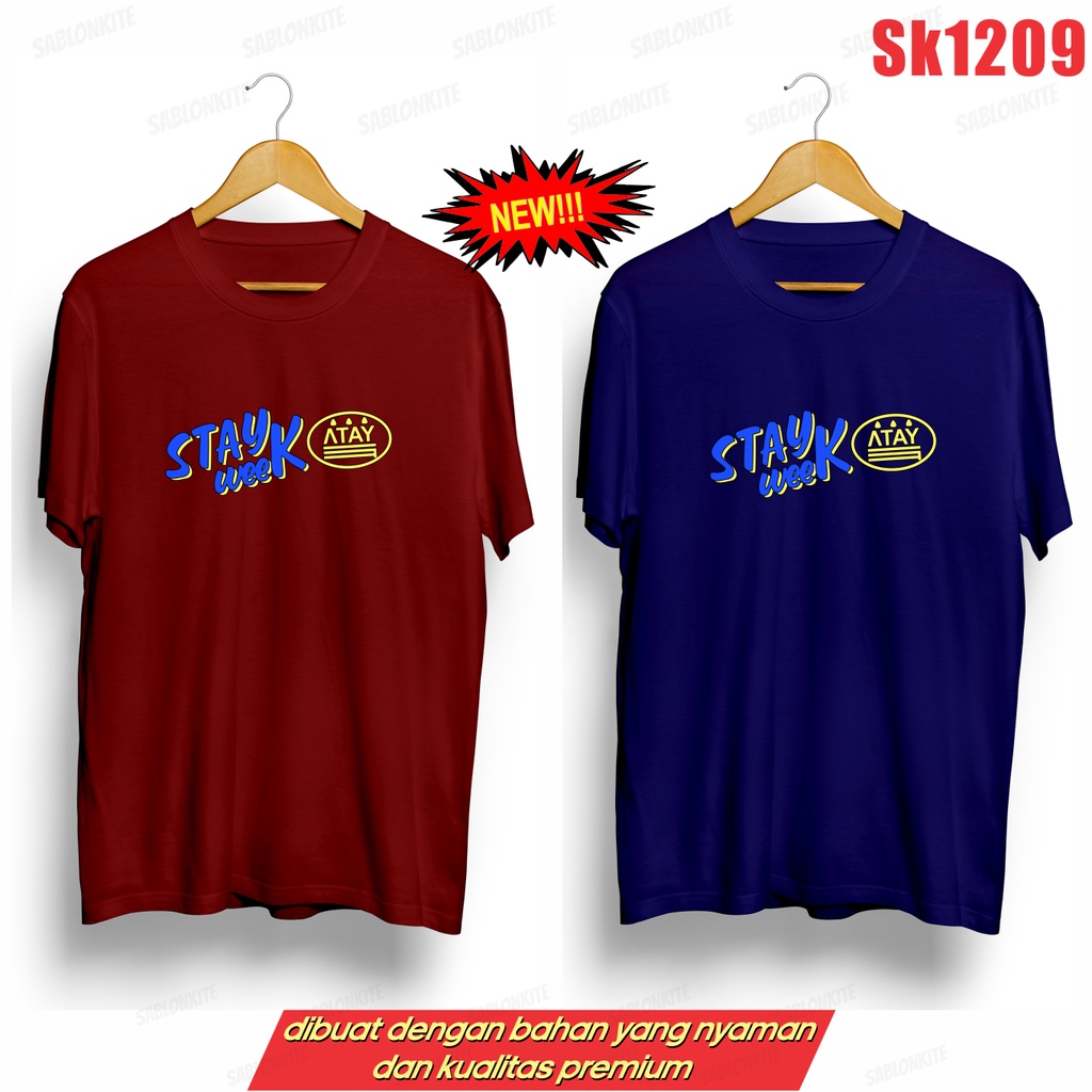 MURAH!!! KAOS STRAYKIDS STAY WEEK SK1209 UNISEX COMBED 30S