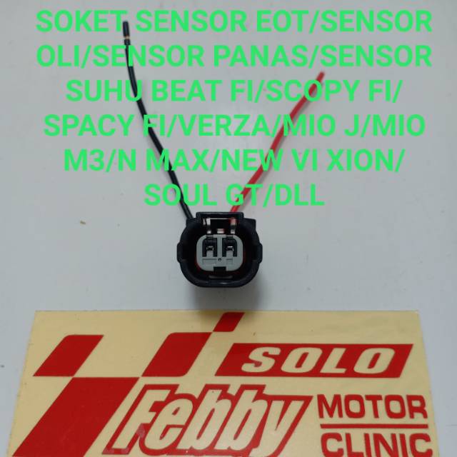 SOKET SENSOR EOT-SOKET SENSOR OLI-SENSOR PANAS HONDA BEAT FI-VARIO 110 FI-SCOPY FI-SPACY FI