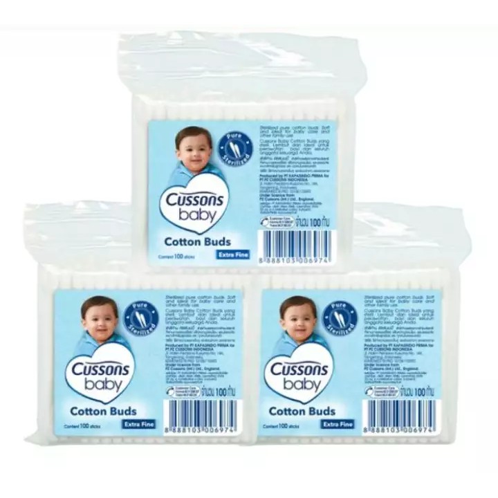 Cussons Cotton Bud 50 &amp;100 Pcs / Extra Fine &amp; Regular