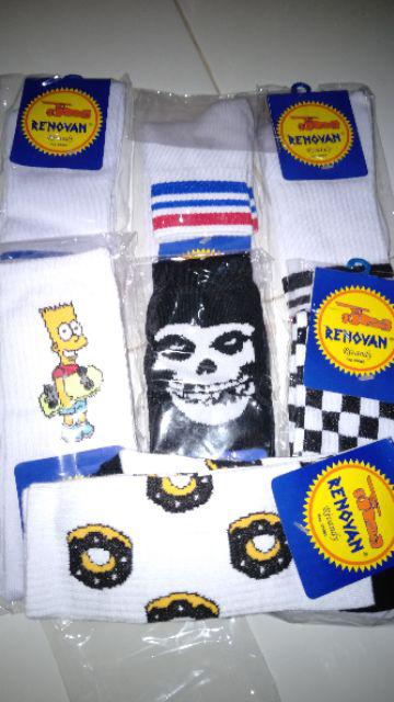 SALE Kaos kaki Skate Oldschool England simpson donat kaos 