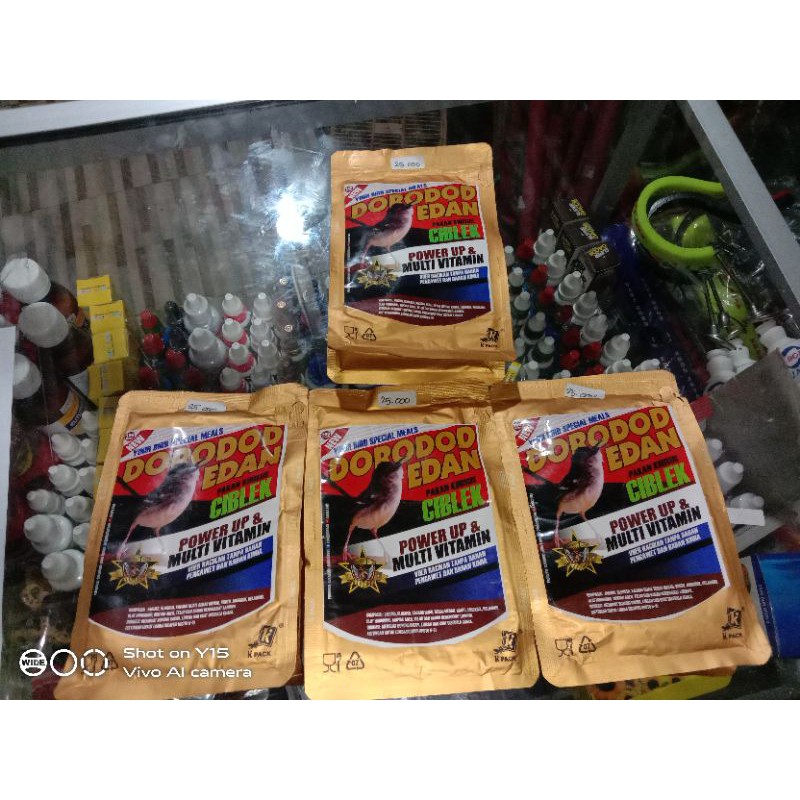 Dorodod Edan Ciblek Voer kasar Burung Ciblek