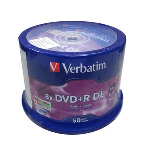 DVDR DL Tabung 50 / DVD+R Verbatim Double Layer CB50