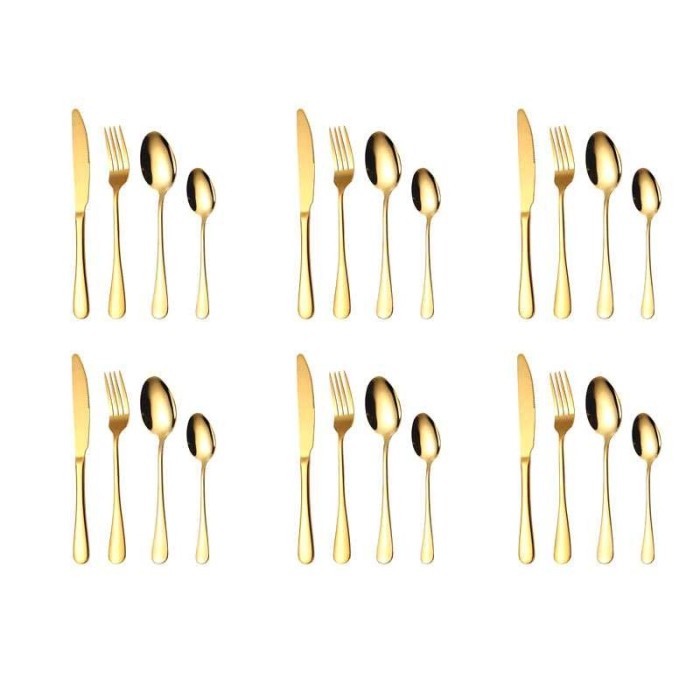 Royal Cutlery Set Perlengkapan Makan Sendok Garpu Pisau dapur 24PCS