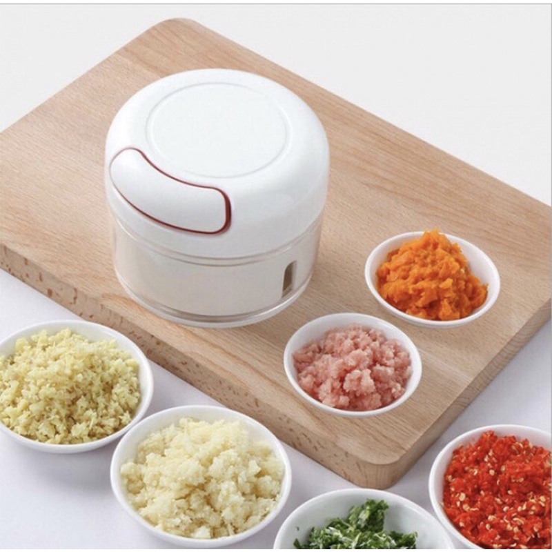 Gilingan Daging Manual Tarik Plastik Blender Bumbu Bawang Tangan Speed Chopper