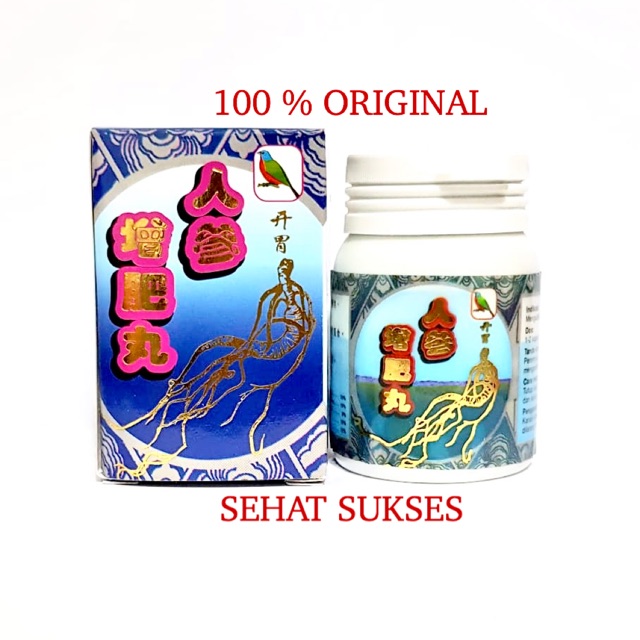 REN SHENG ZHEN FEI WAN  ( GINSENG BIRU ) ~ OBAT NAFSU MAKAN