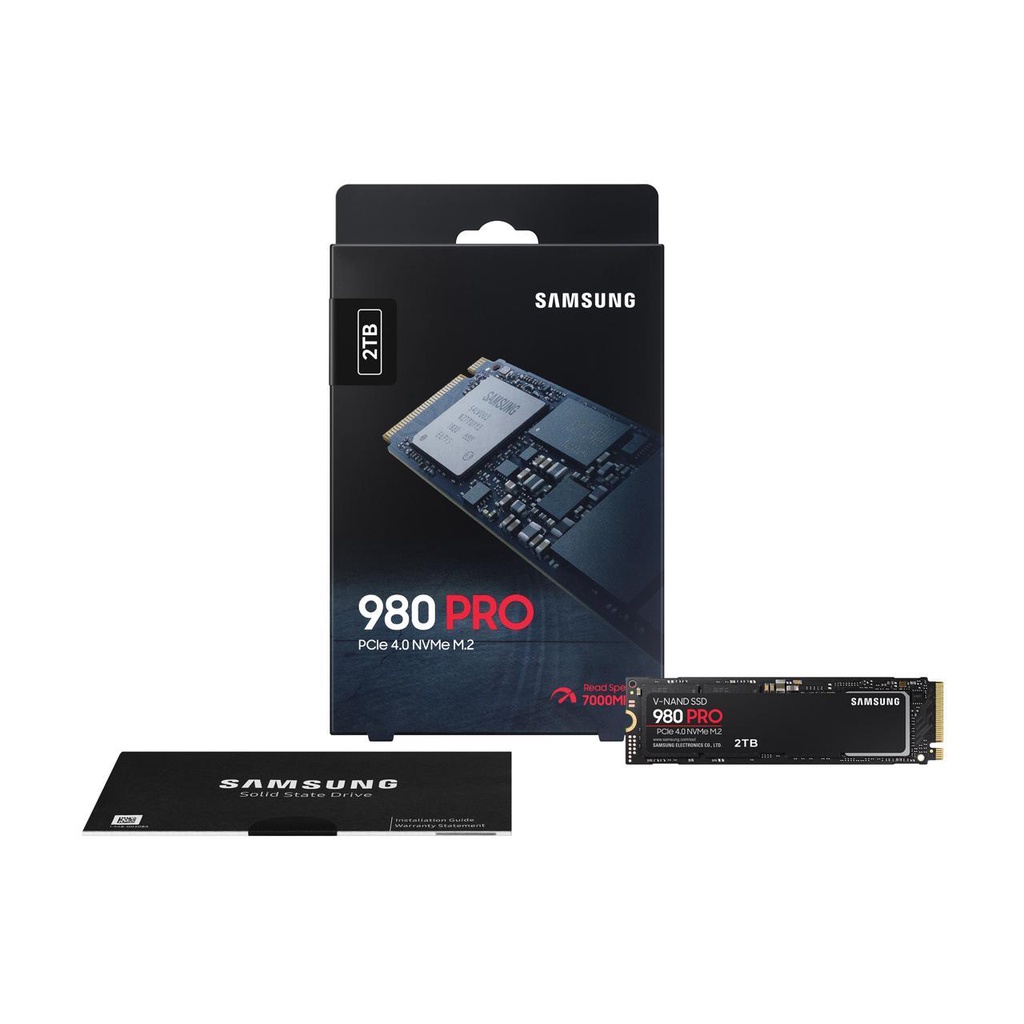 Samsung 980 Pro 2TB PCIE 4.0 M.2 NVMe Gen 4 x4 SSD