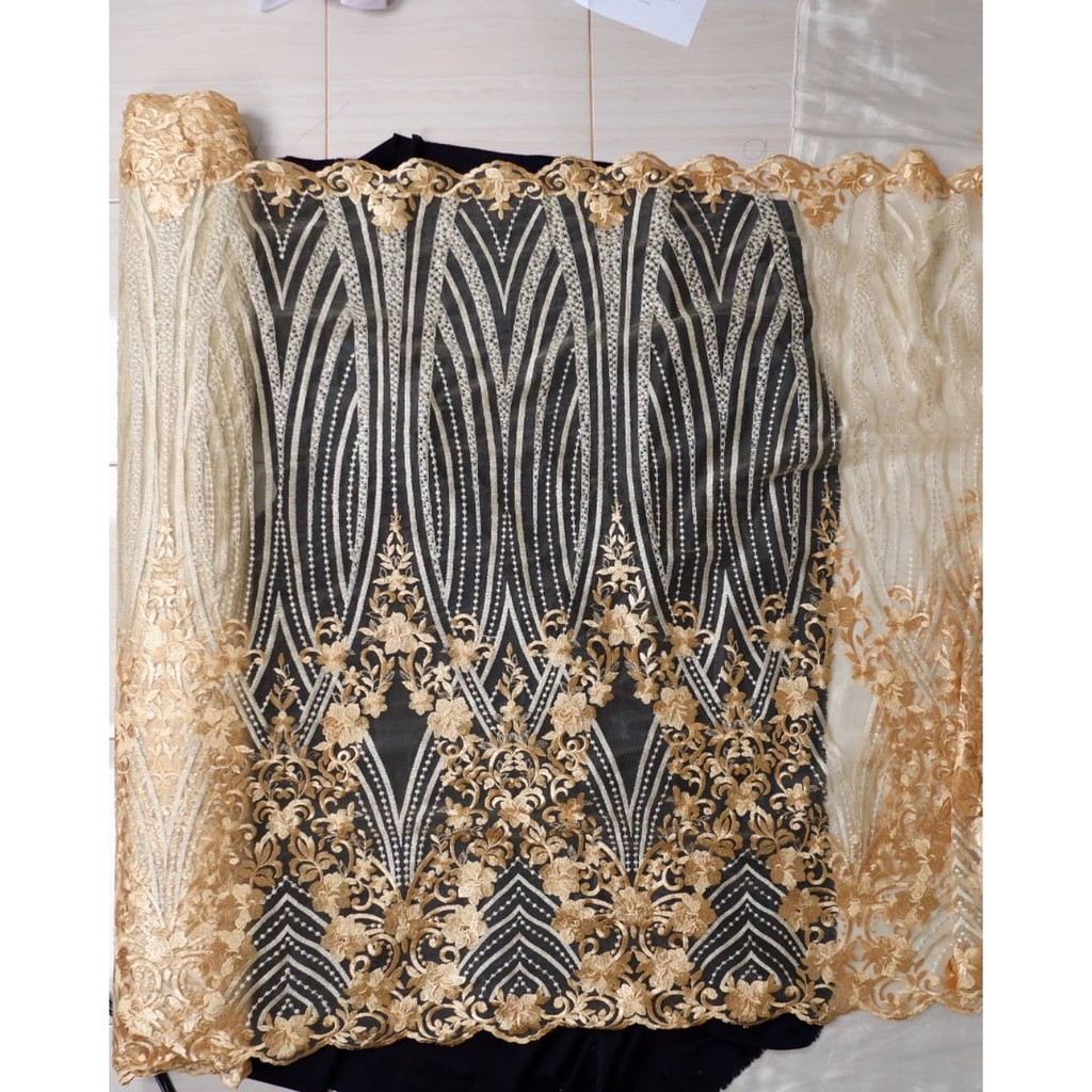 BROKAT MURAH/TILLE MURAH/BAHAN KEBAYA/BROKAT 3D