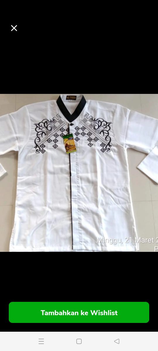 Baju Batik Pria Slimfit Big Size M L Xl Xxl Atasan Kemeja Batik Lengan Panjang