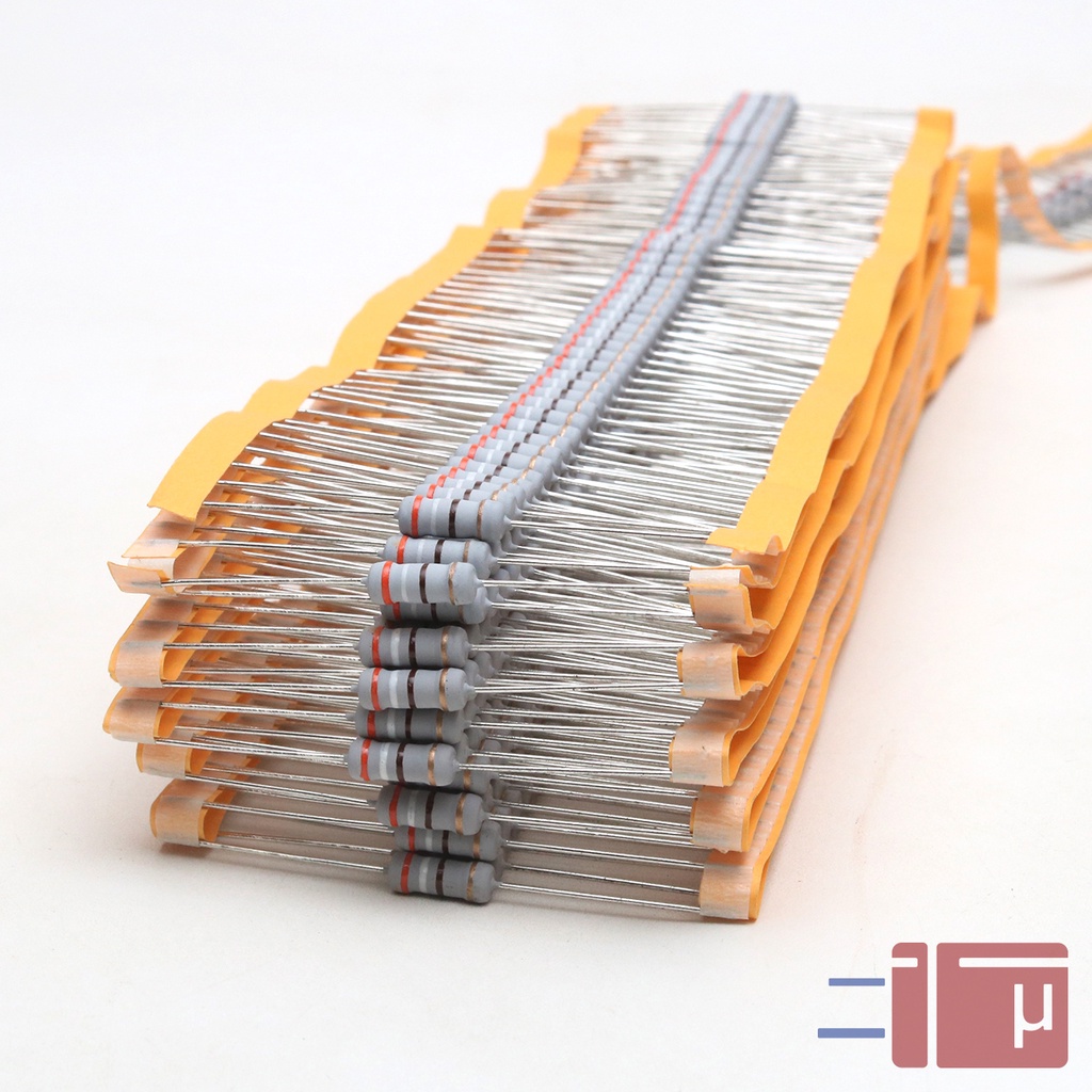 x10 Resistor 390R 390 Ohm 1W Metal Oxide 5% Taiwan Kaki Tembaga