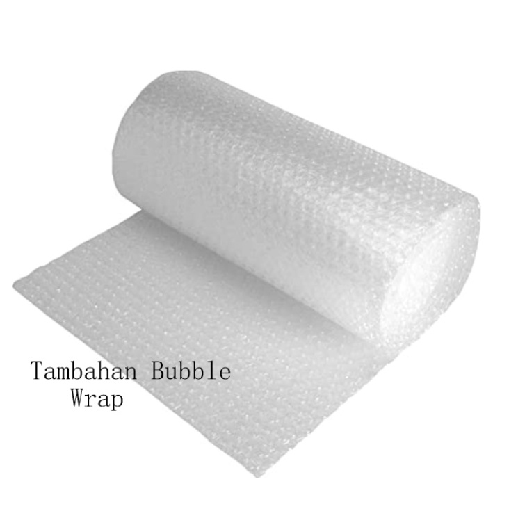 

Tambahan Bubble Wrap / Tambahan Paking