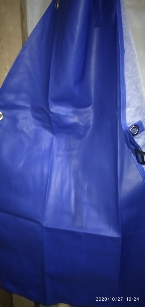 Celemek Apron Pvc Biru Anti Basah