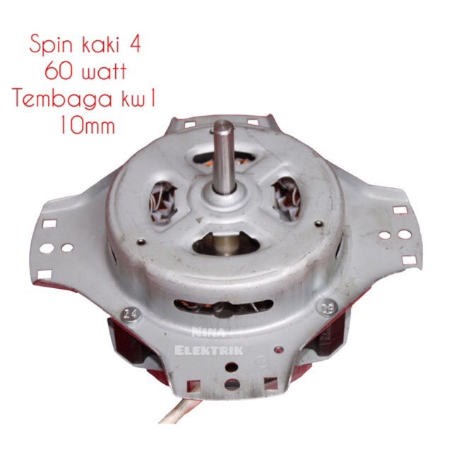 DINAMO SPIN SANKEN KAKI 4 TEMBAGA 60 WATT (10mm)