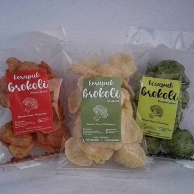 

Kerupuk Sayur Cemilan Sayuran Brokoli Pedas Jeruk Nori