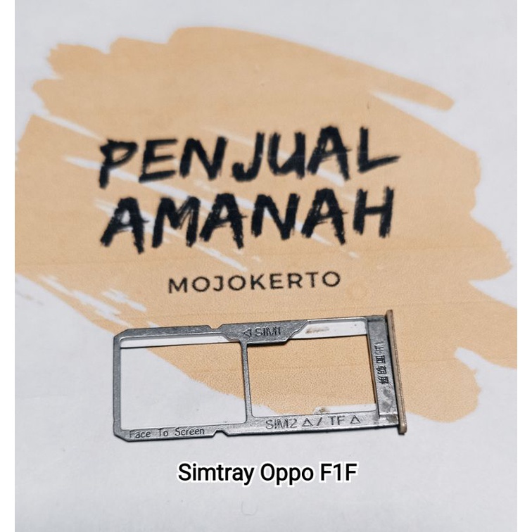 simtray oppo f1f second original