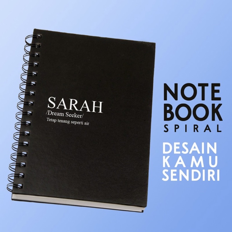 

Notebook A5 Custom 50 lembar