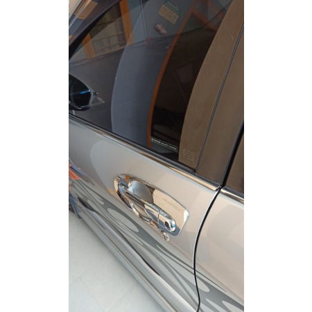 Lis list kaca samping pintu pelipit toyota all new avanza / xenia / veloz velos 2012 sampai 2021 crom 2013 2014 2015 2016 2017 2018 2019 2020 grand avanza great xenia  barong tipe e g