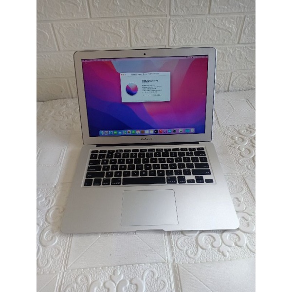 MACBOOK AIR 2017 CORE i7 RAM 8GB SSD 256GB 13INHCI CTO SERIES OS MONTEREY