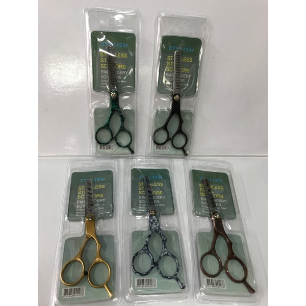 Diskon gunting sasak stainless / gunting potong rambut stenlis Ori