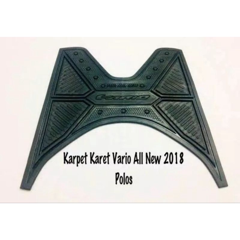 Karpet Karet Vario All New 2018-2019 Hitam Polos