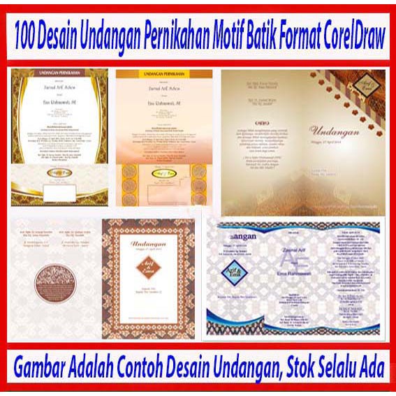 8100 Koleksi Contoh Undangan Pernikahan Coreldraw Terbaru