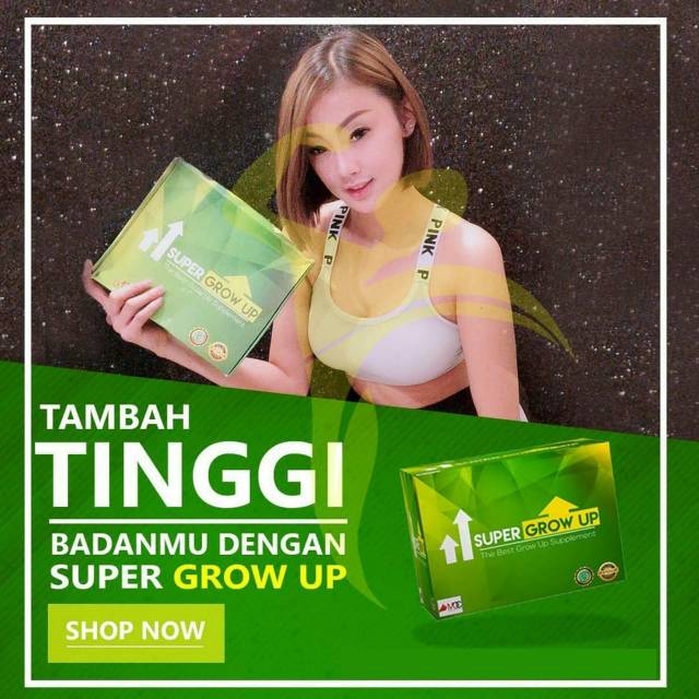 

Super grow up susu calsium peninggi badan utk 5 hari