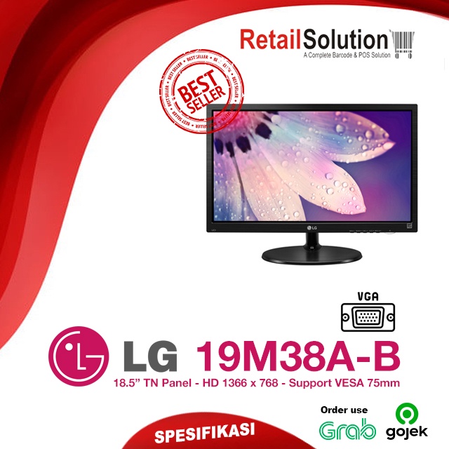 LG 19M38A-B 19&quot; HD LED Monitor