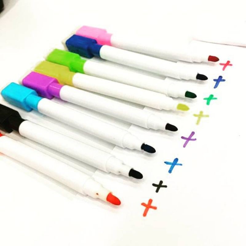 

Tanpa magnet spidol wipe and clean warna sesuai tutup spidol whiteboard