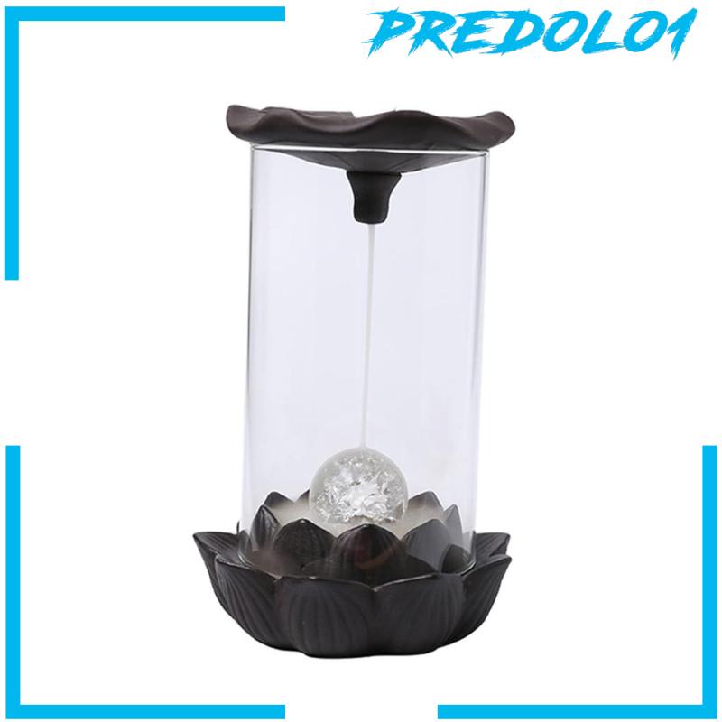 [PREDOLO1] Backflow Incense Burner Statue LED Lamp for Decorative Office Teahouse