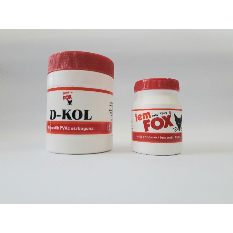 

lem fox putih / Lem putih PVAc serbaguna / Lem putih 150 gr - 450 gr