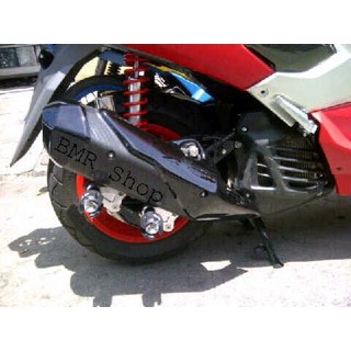 cover knalpot nmax bahan plastik/abs,beda dari yang lain bahan fiber