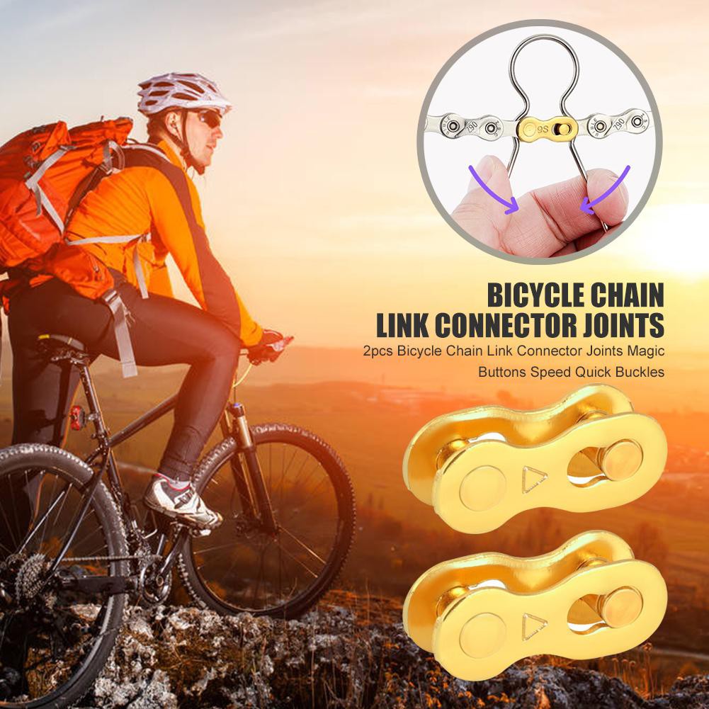 MOJITO 2pcs Chain Link Lock Set MTB Road Bike Connector for Quick Master Link Joints