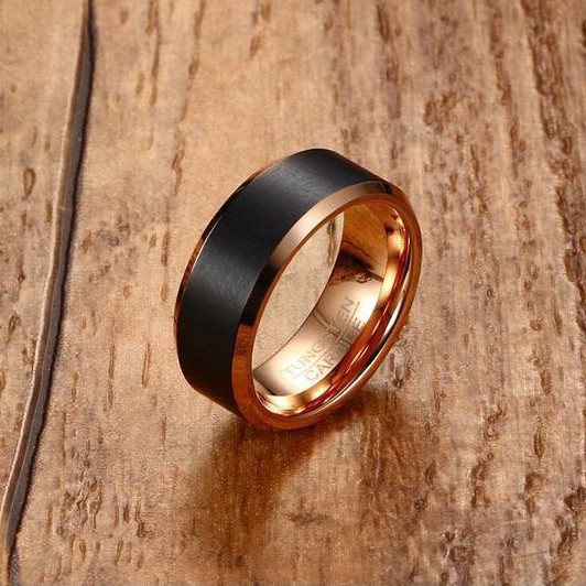 Cincin Single Pria Cowok Tungsten Carbid / Cincin nikah cowok pria Cp006 Kualitas bagus Cocok Hadiah