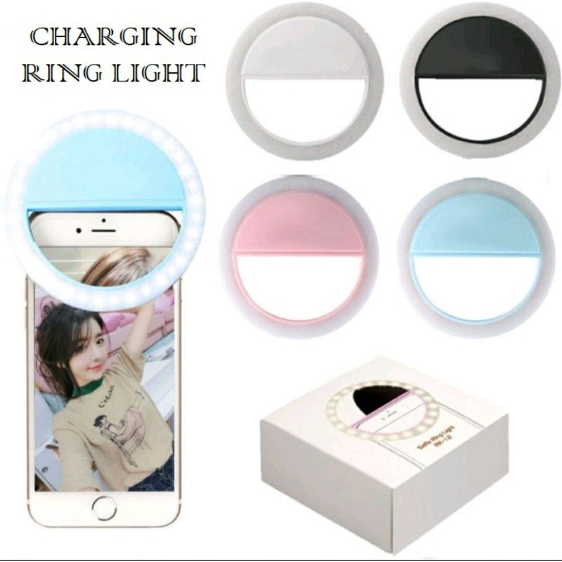 Portable Mini LED Selfie Light &amp; Lampu Selfie For Smartphone RING LIGHT SELFIE LED