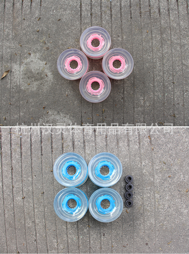4pcs Roda skateboard 78a 6045mm Bahan Pu
