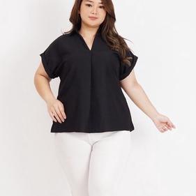 Barang Pilihan.. BLOUSE BLUS ATASAN WANITA JUMBO BIG SIZE LD 120cm XXL XXXL 05 BAJU IBU HAMIL BUMIL 